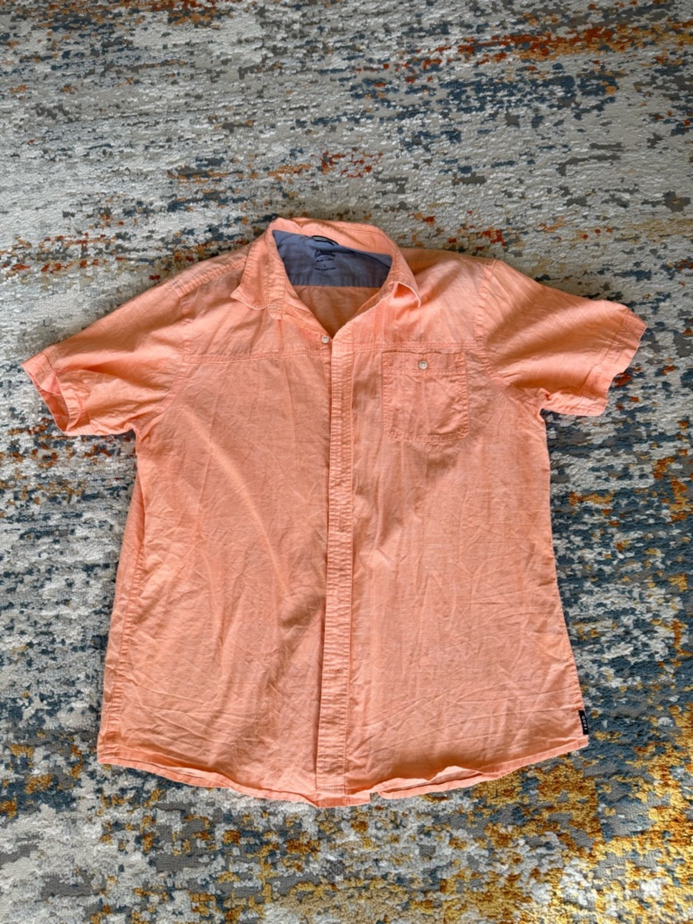 Bundle of 2 Men's Short Sleeve Casual Shirt - Large